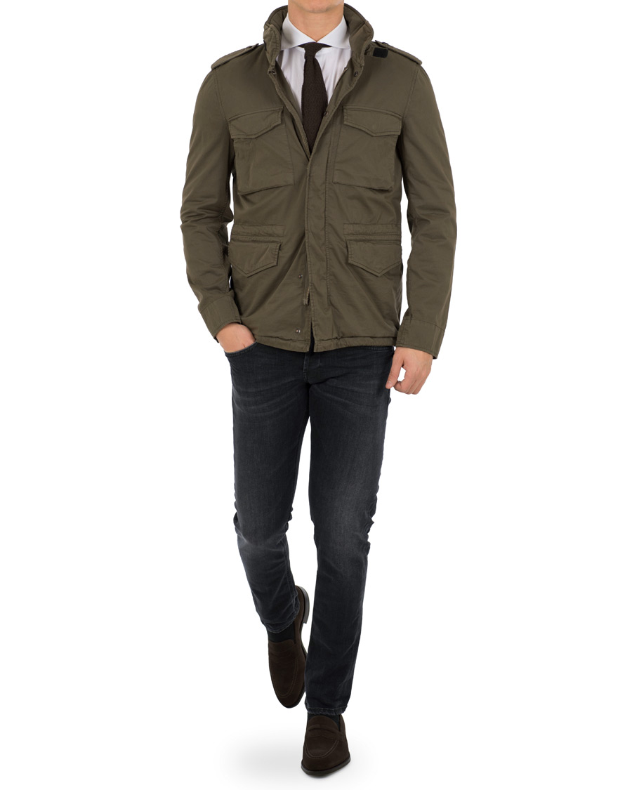 Homme | Manteaux Et Vestes | Aspesi | Cotton Field Jacket Green