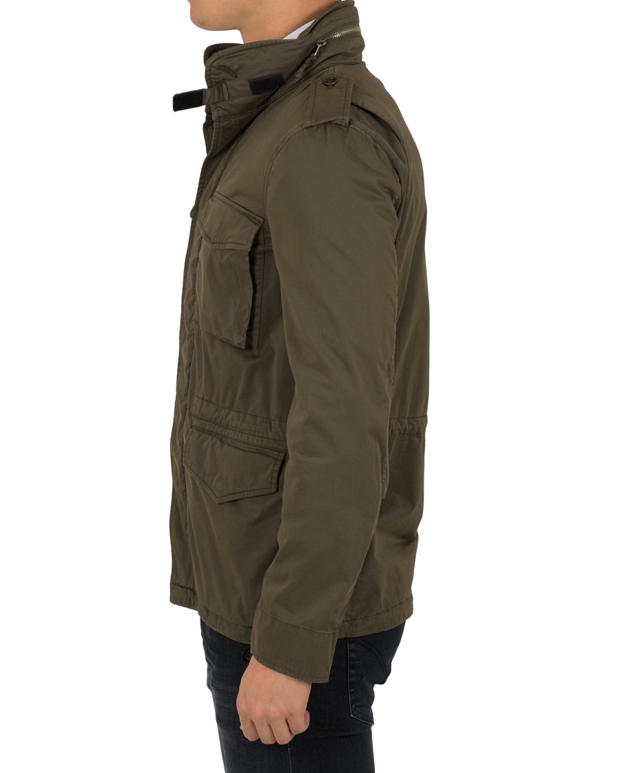 Homme | Manteaux Et Vestes | Aspesi | Cotton Field Jacket Green
