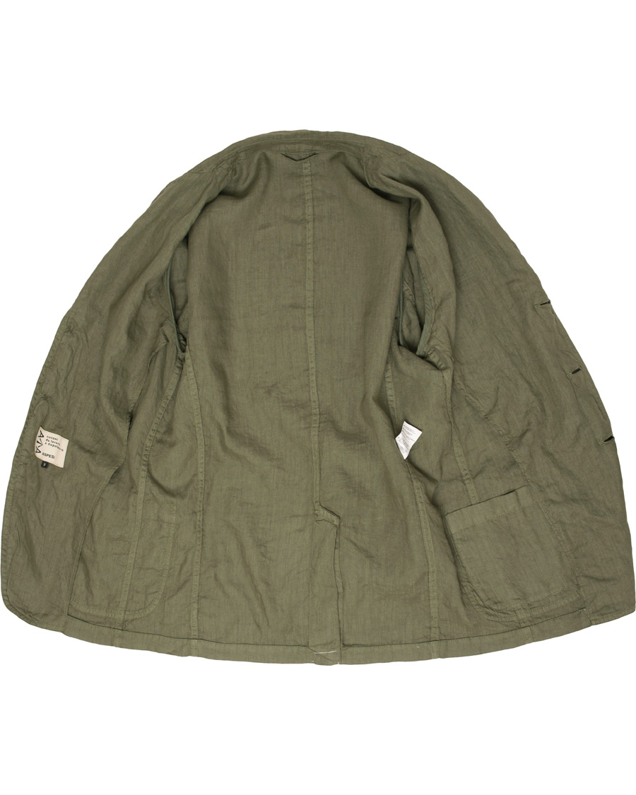 Heren | Blazers | Aspesi | Samuraki Linen Blazer Green