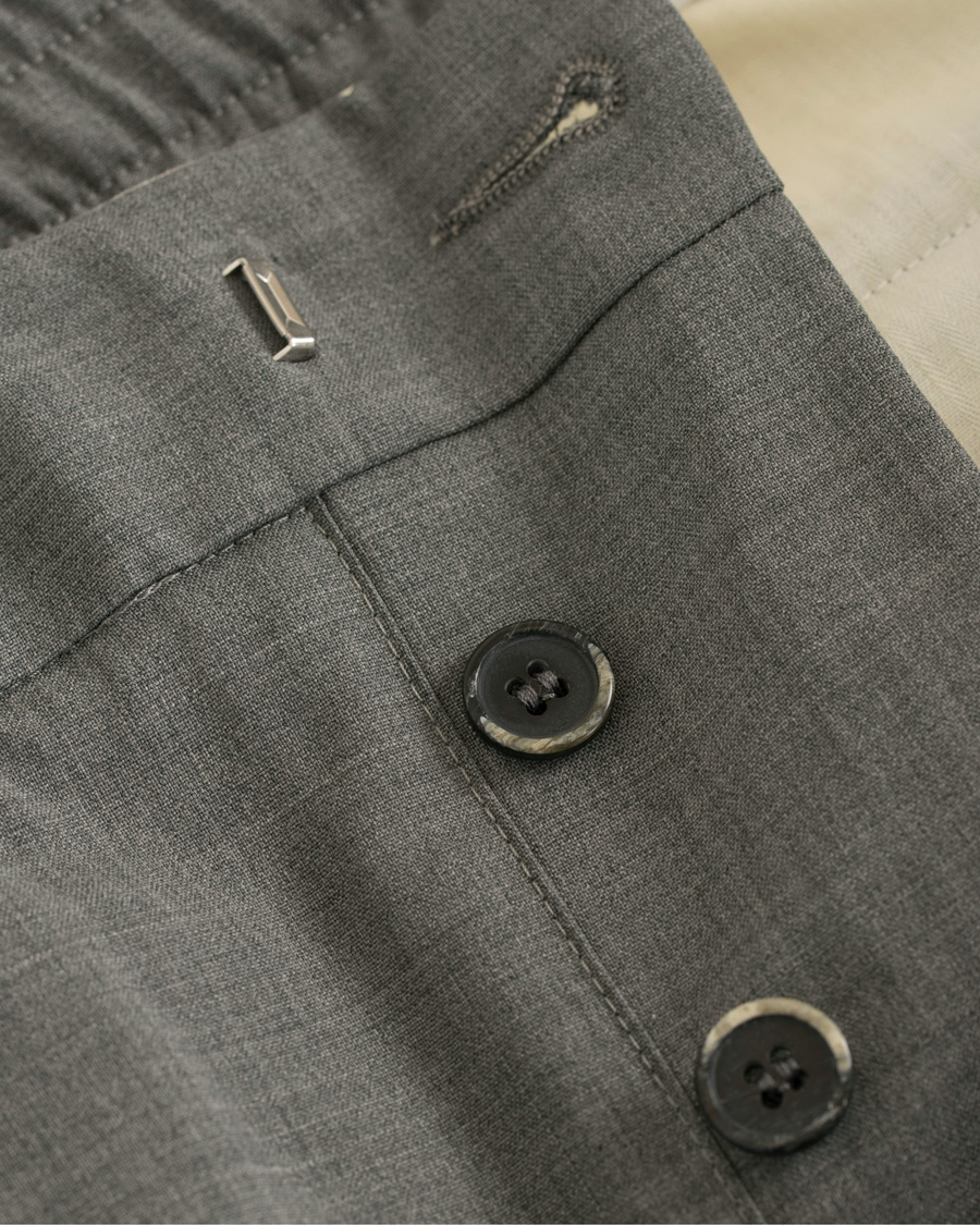 Homme | Pantalons | Barena | Nitro Pleated Trousers Light Grey