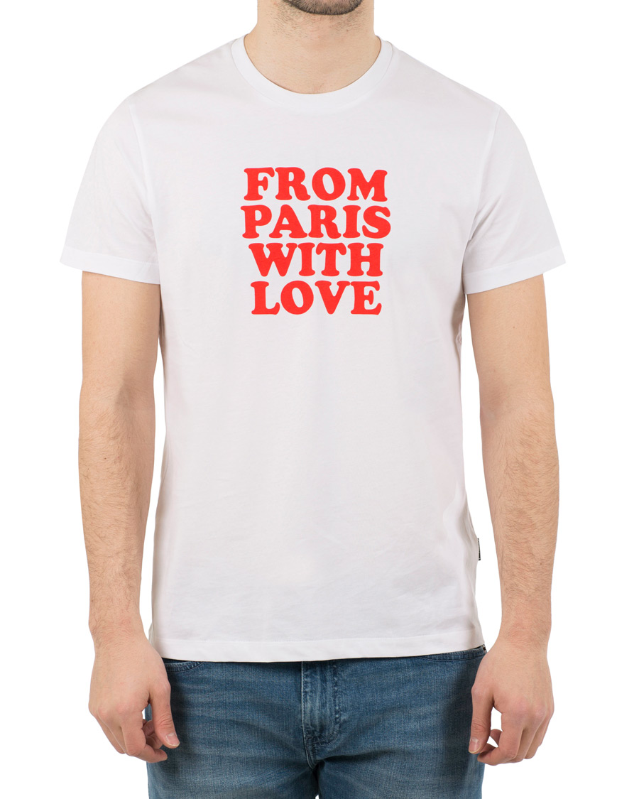 Homme | T-shirts | AMI | From Paris With Love T-shirt White