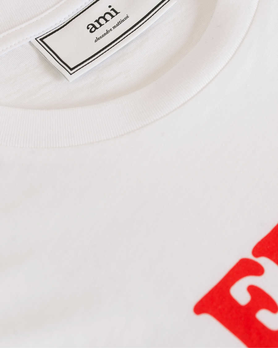 Homme | T-shirts | AMI | From Paris With Love T-shirt White