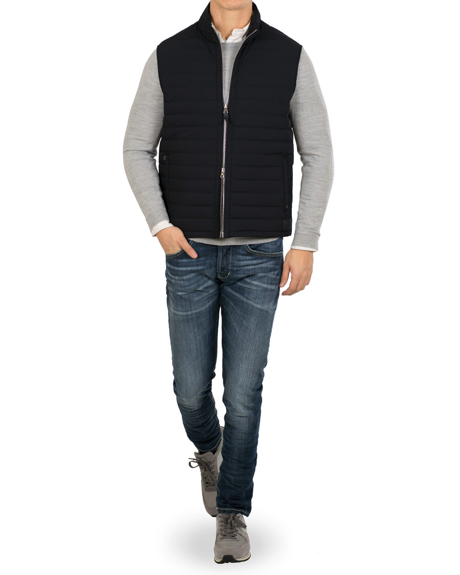 Homme | Manteaux Et Vestes | Dunhill | Lightweight Down Gilet Navy