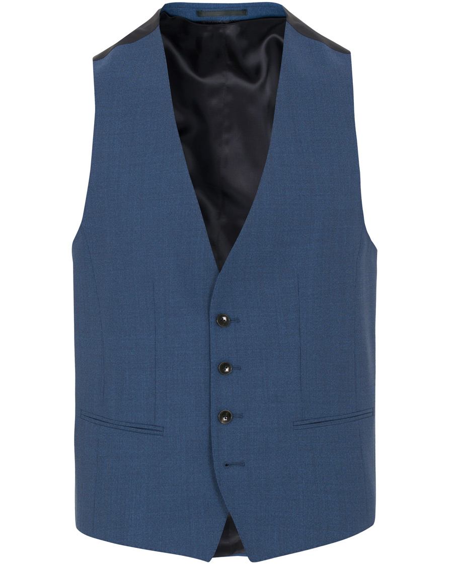 Homme | Costumes | BOSS BLACK | BOSS Huge/Genius 3-P Wool Drago Suit Blue
