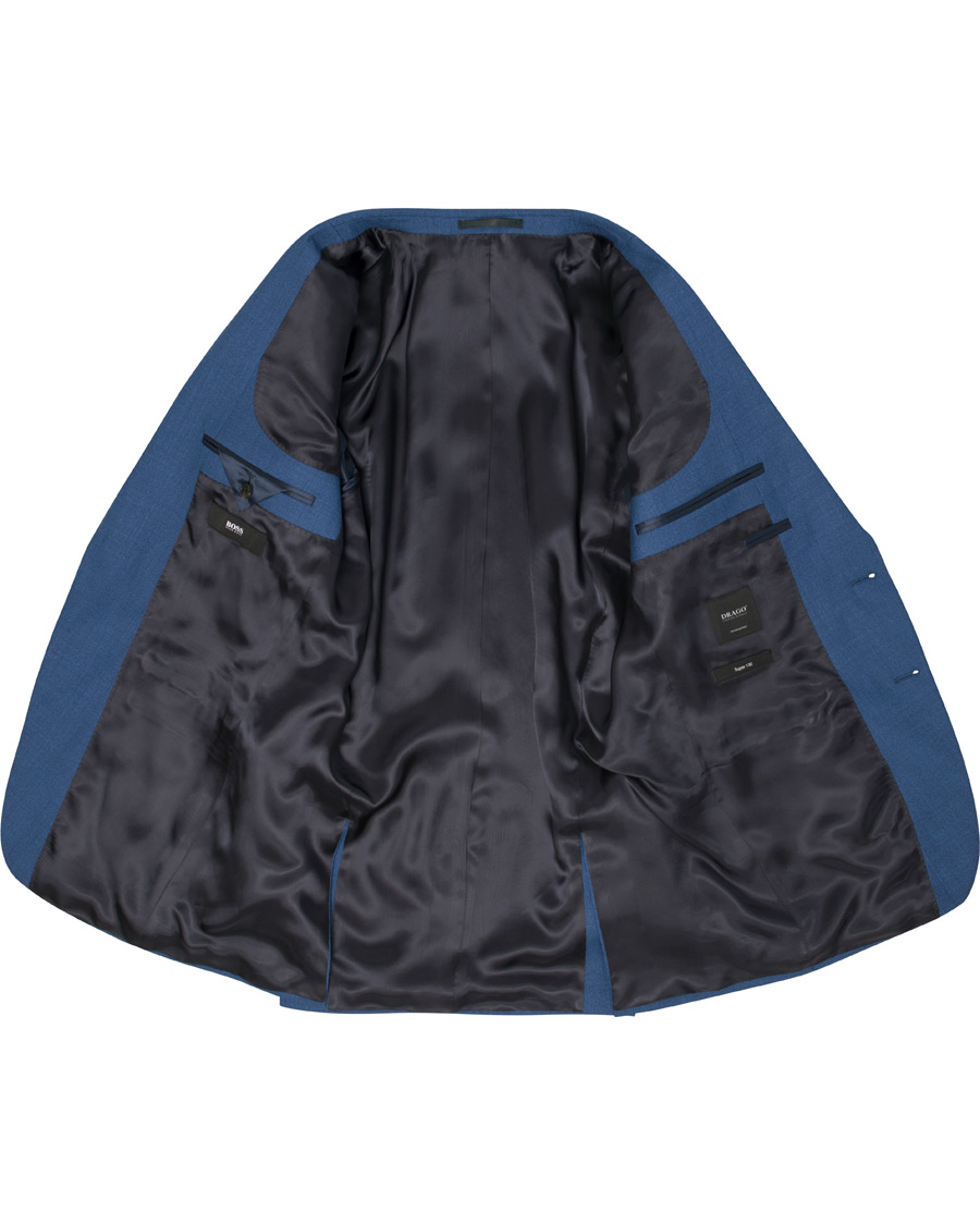 Homme | Costumes | BOSS BLACK | BOSS Huge/Genius 3-P Wool Drago Suit Blue