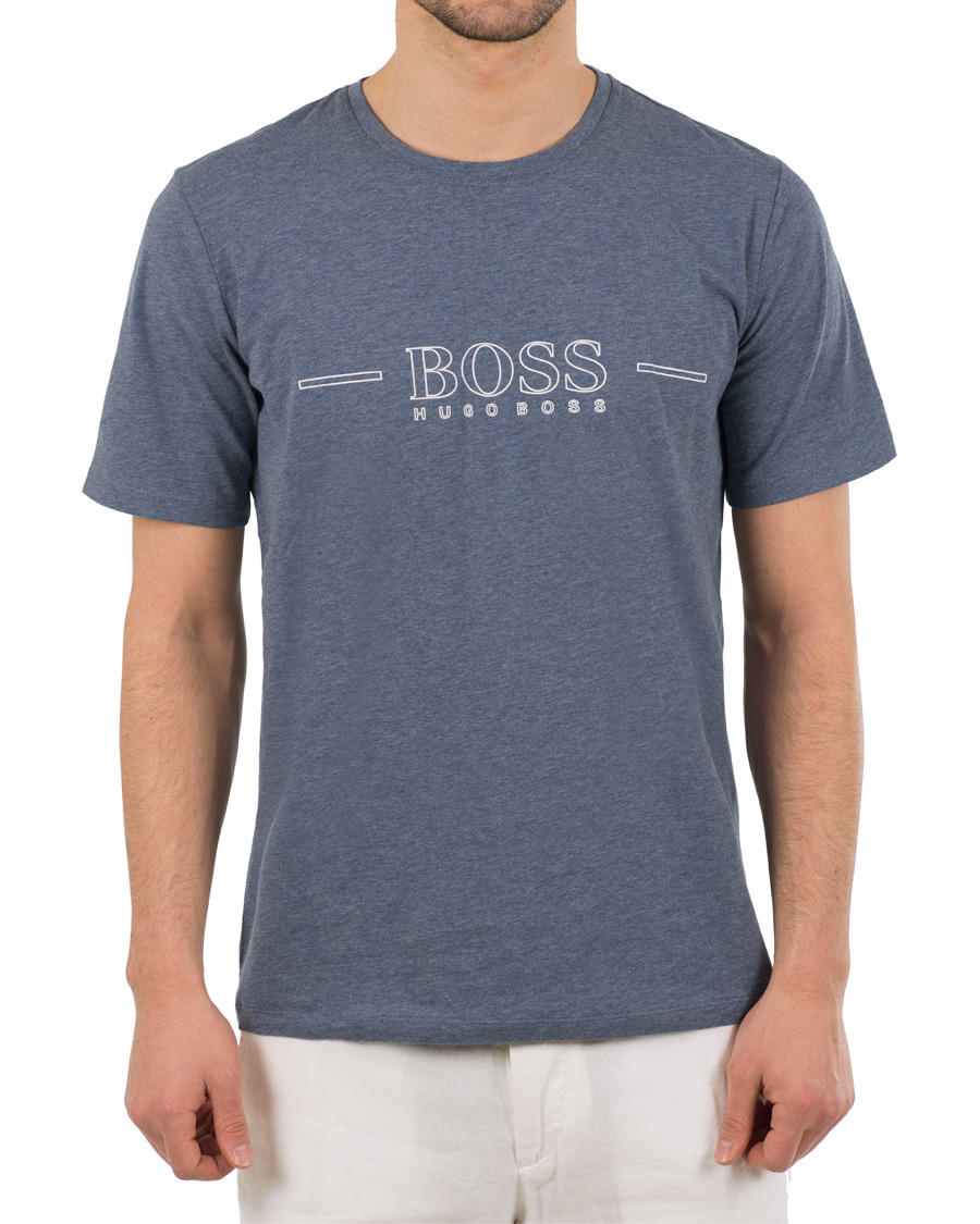 Homme | T-shirts | BOSS BLACK | BOSS Urban Tee Open Blue