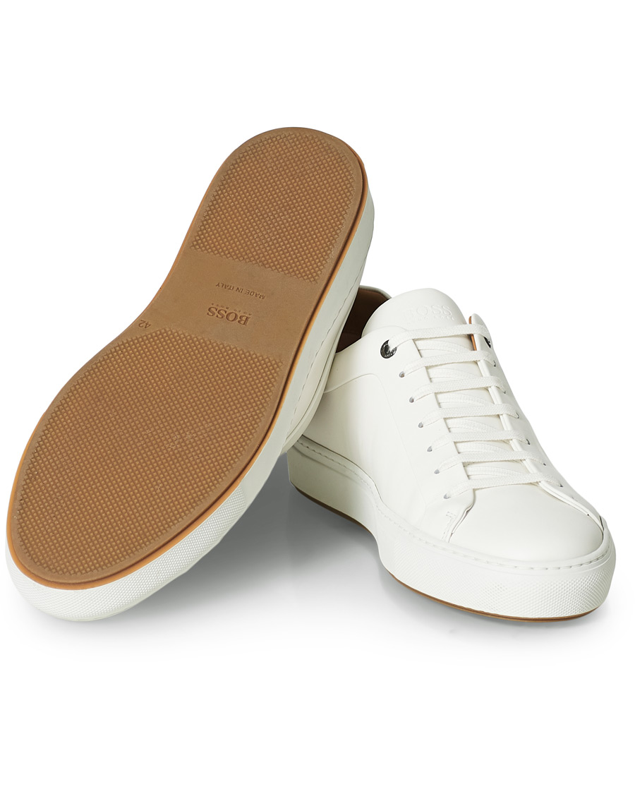 Homme | BOSS Tailored Mirage Tenn Sneaker White Calf | BOSS BLACK | BOSS Tailored Mirage Tenn Sneaker White Calf
