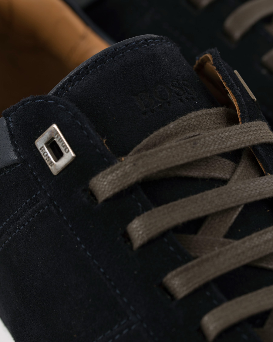 Homme | BOSS Escape Tenn Sneaker Navy Suede | BOSS BLACK | BOSS Escape Tenn Sneaker Navy Suede