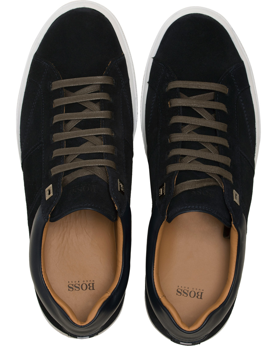Homme | BOSS Escape Tenn Sneaker Navy Suede | BOSS BLACK | BOSS Escape Tenn Sneaker Navy Suede