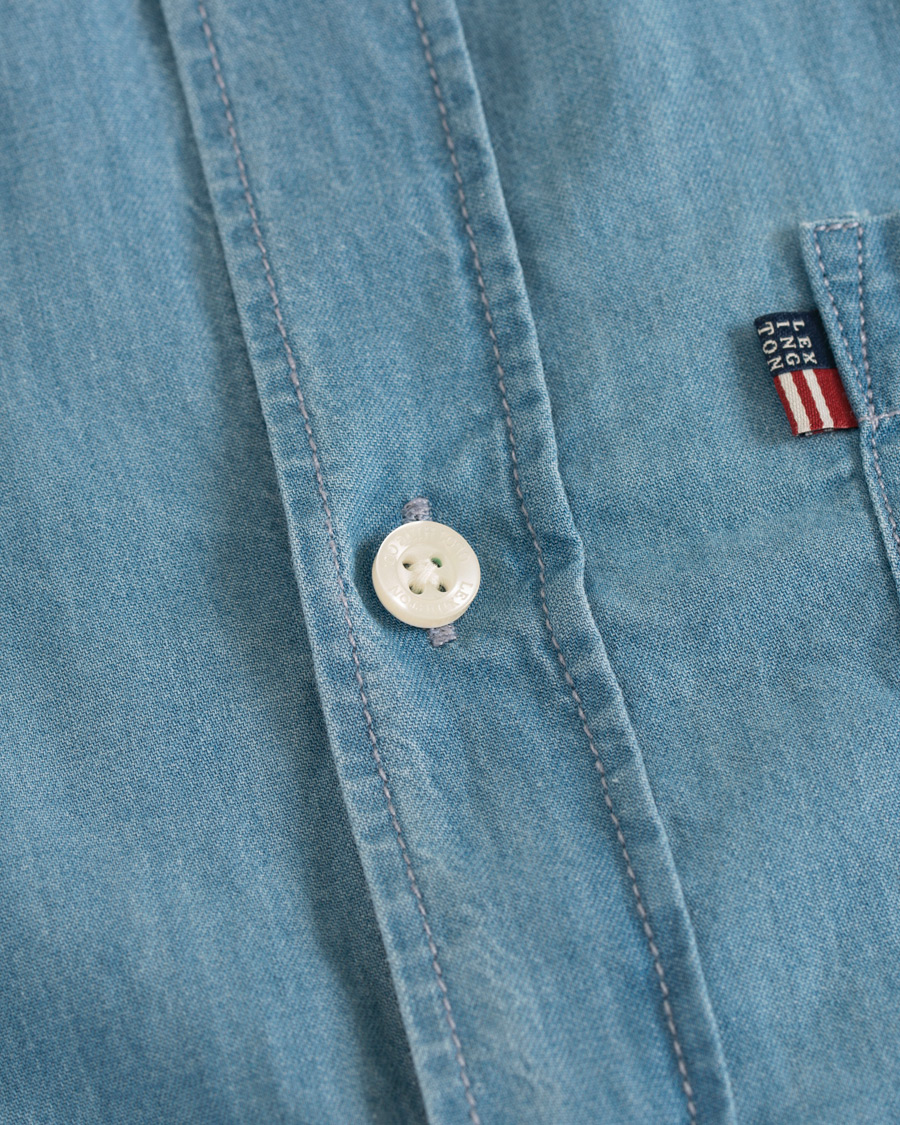 Heren | Overhemden | Lexington | Taylor Indigo Shirt Blue Denim