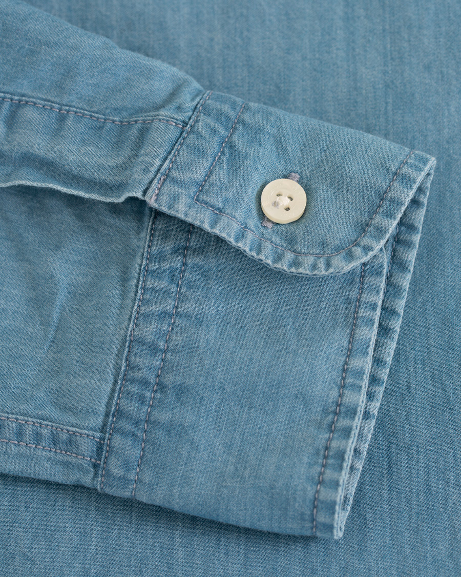 Heren | Overhemden | Lexington | Taylor Indigo Shirt Blue Denim