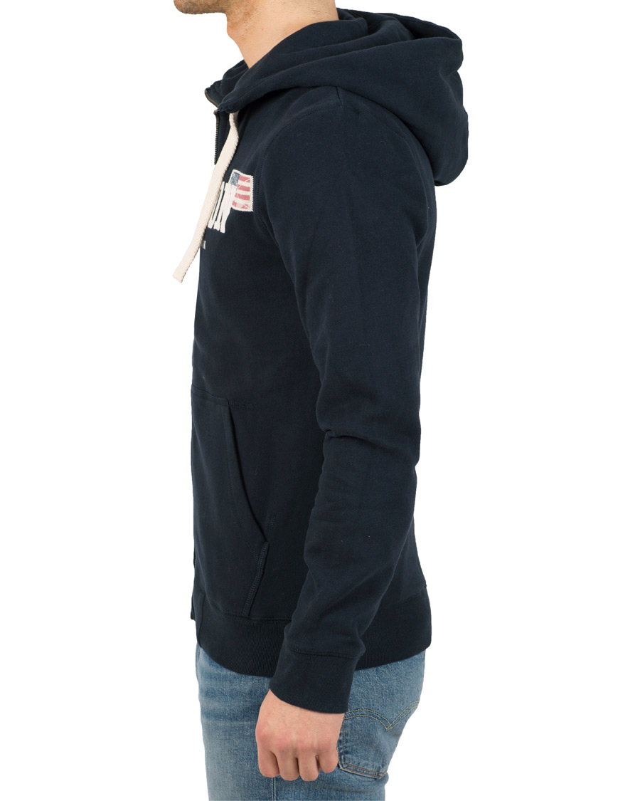 Homme | Pulls Et Tricots | Lexington | Michael Full Zip Hoodie Deepest Blue