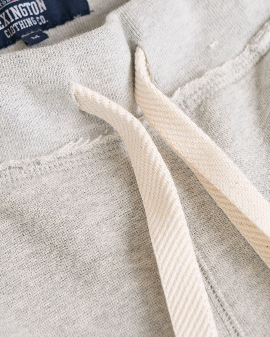 Heren | Broeken | Lexington | Brandon Sweatpants Warm Grey Melange