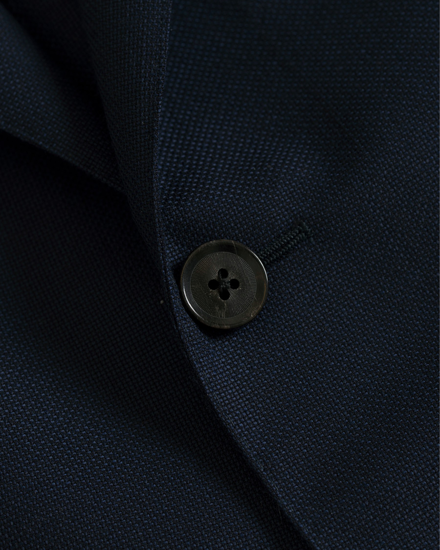 Homme | Blazers | Caruso | Structure Wool Blazer Navy