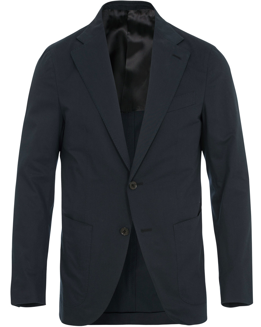 Homme | Costumes | Caruso | Cotton Stretch Suit Navy