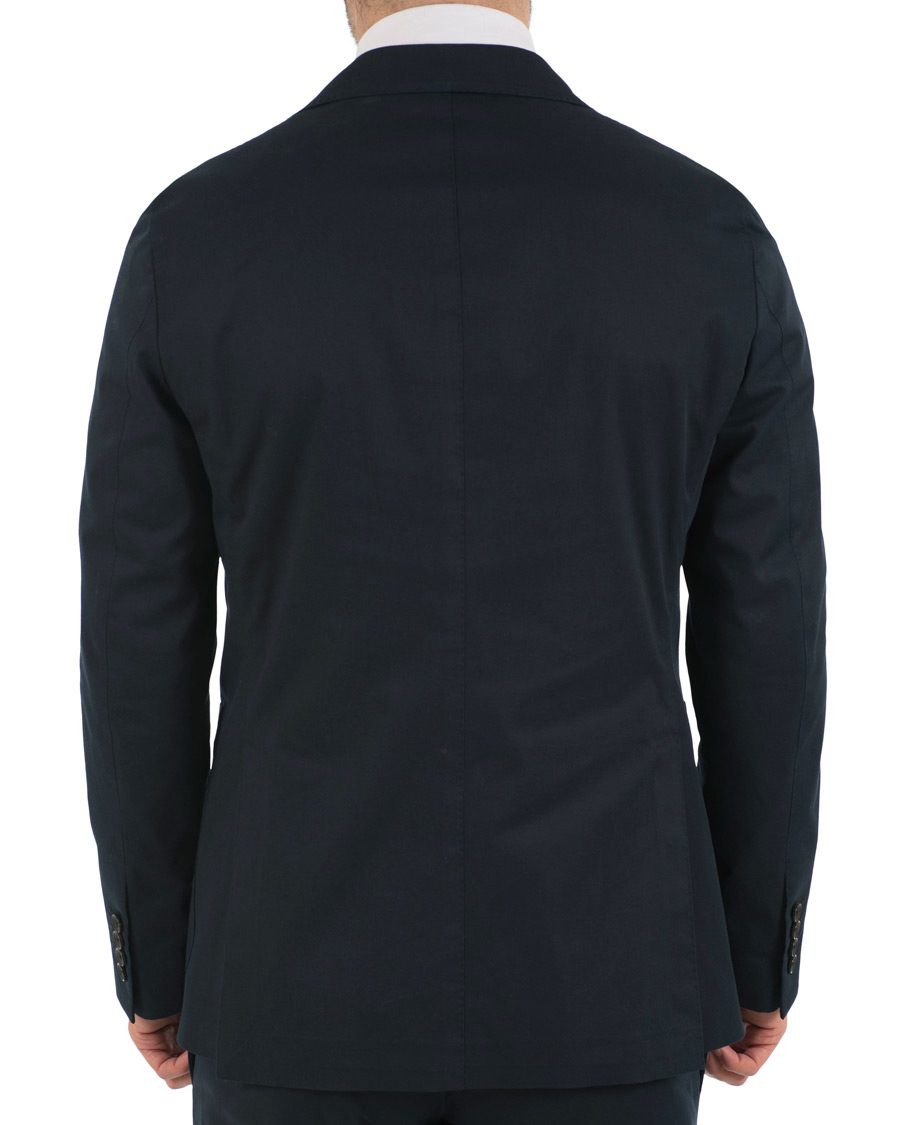 Homme | Costumes | Caruso | Cotton Stretch Suit Navy