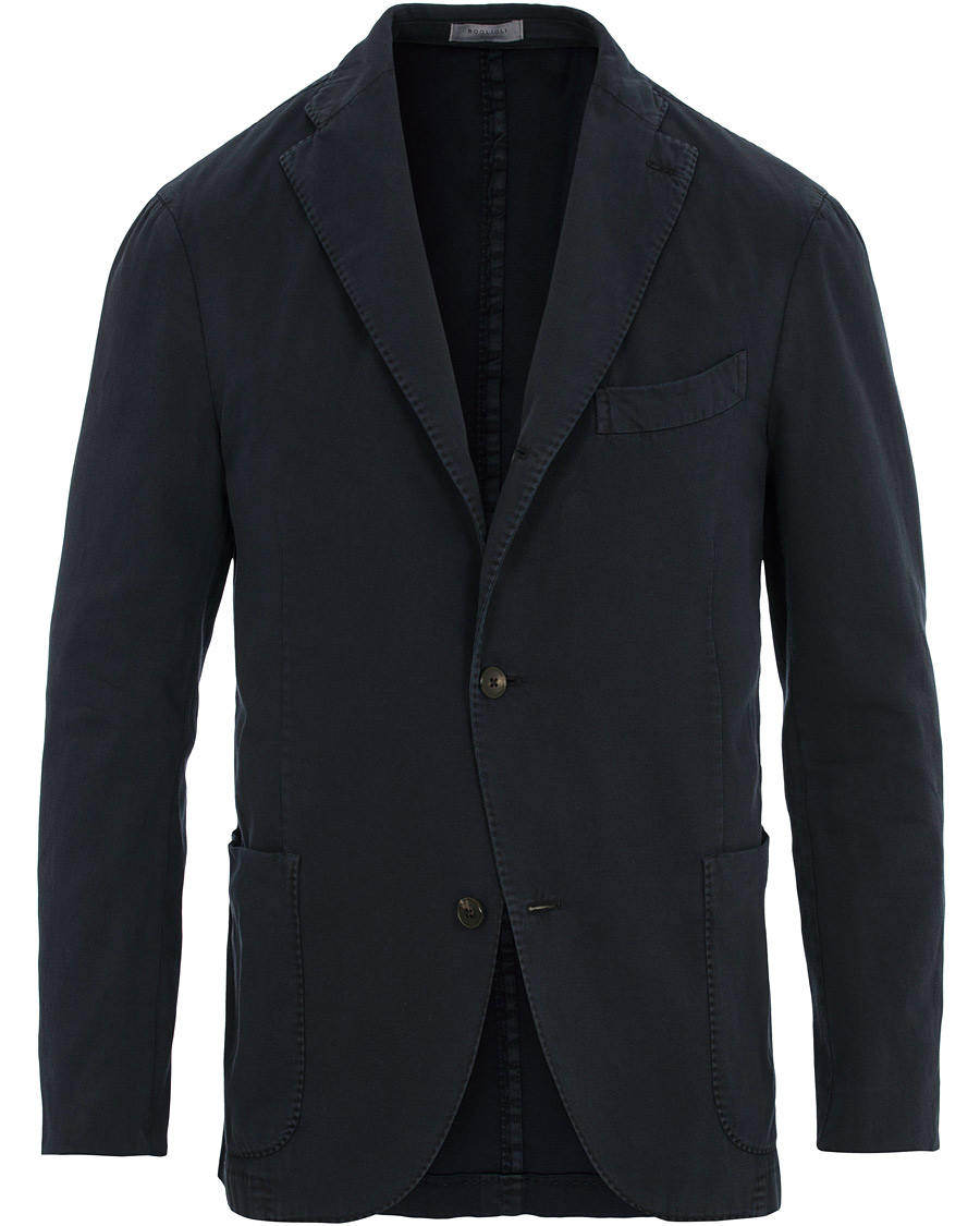 Homme | Blazers | Boglioli | K Jacket Cotton Stretch Blazer Navy