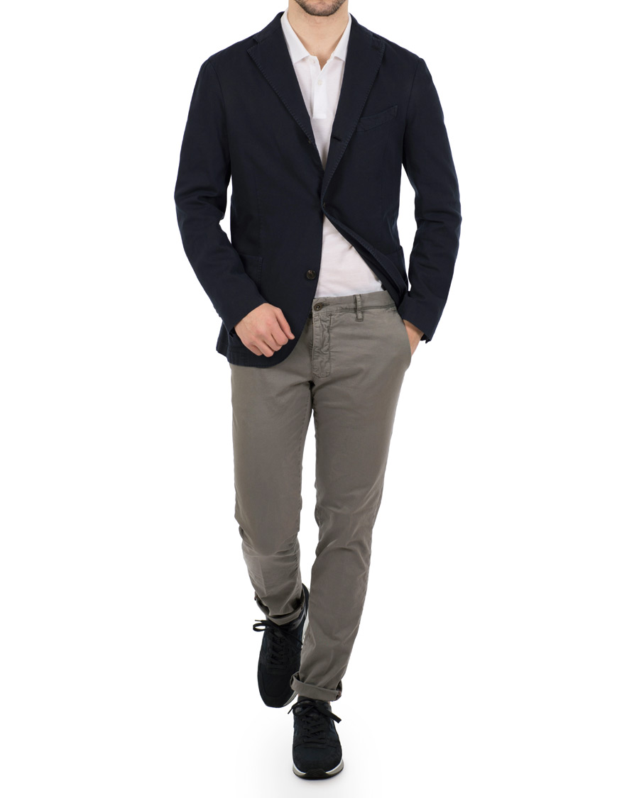 Homme | Blazers | Boglioli | K Jacket Cotton Stretch Blazer Navy
