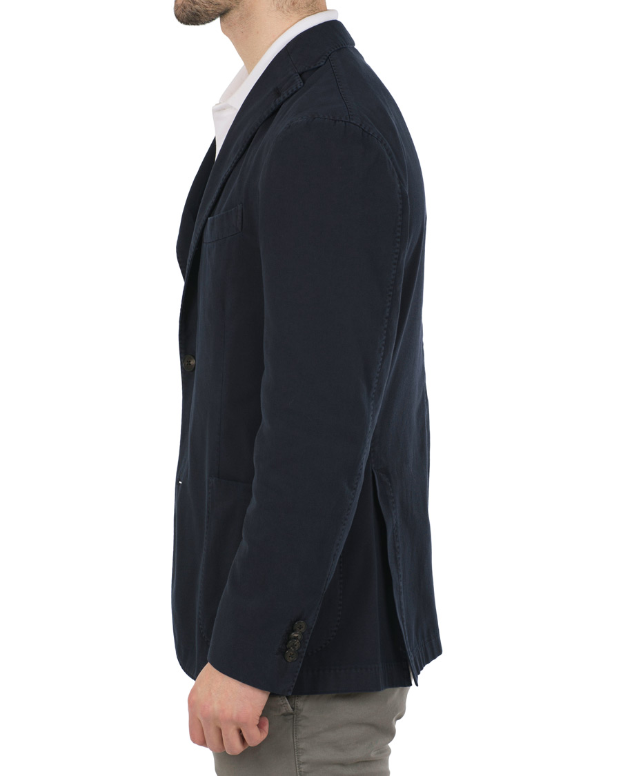 Homme | Blazers | Boglioli | K Jacket Cotton Stretch Blazer Navy