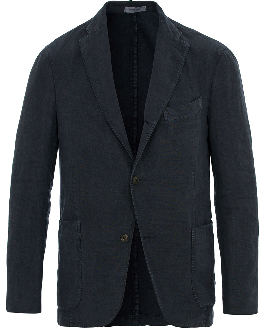 Homme | Blazers | Boglioli | K Jacket Linen Blazer Navy