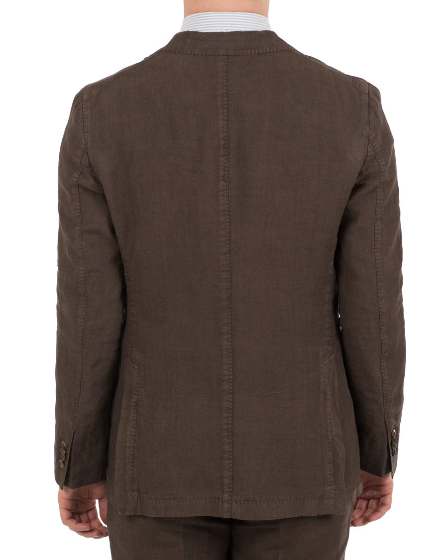 Homme | Costumes | Boglioli | K Jacket Linen Suit Brown