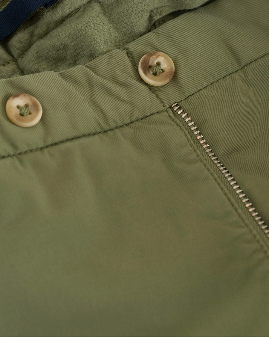 Heren | Broeken | Incotex | Slim Fit Stretch Chinos Green