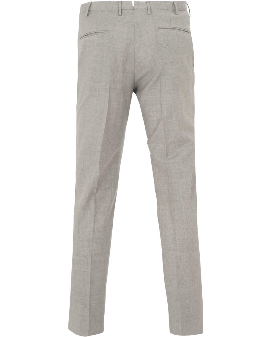 Homme | Pantalons | Incotex | Slim Fit Wool Trousers Light Grey