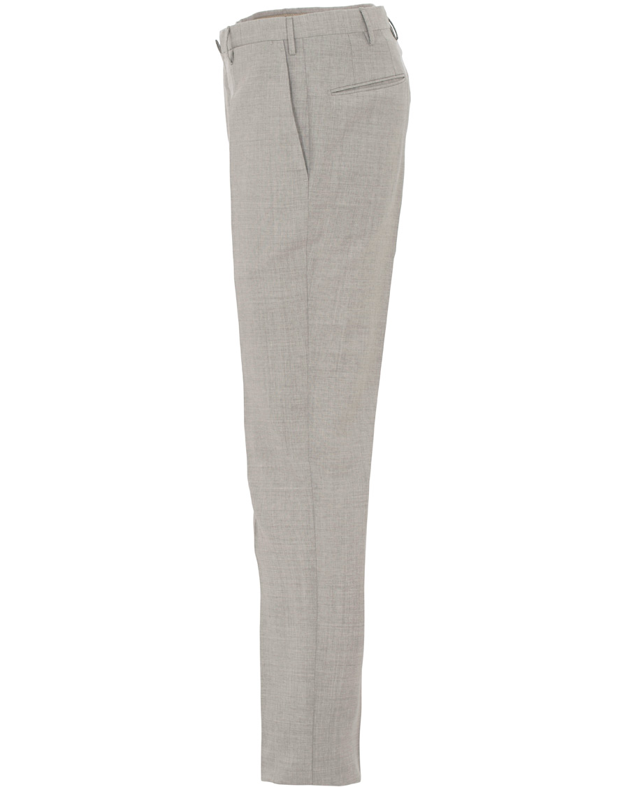 Homme | Pantalons | Incotex | Slim Fit Wool Trousers Light Grey