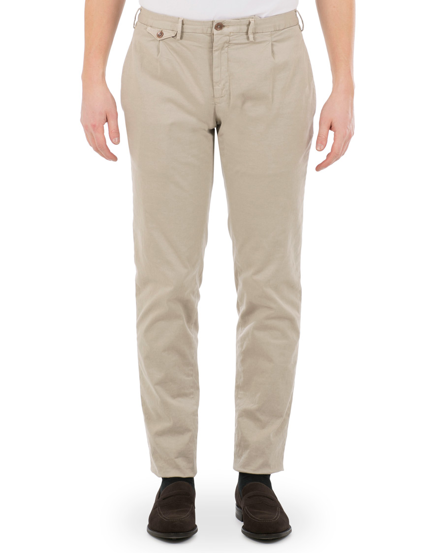 Heren | Broeken | Incotex | Slim Fit Single Pleated Trousers Kit