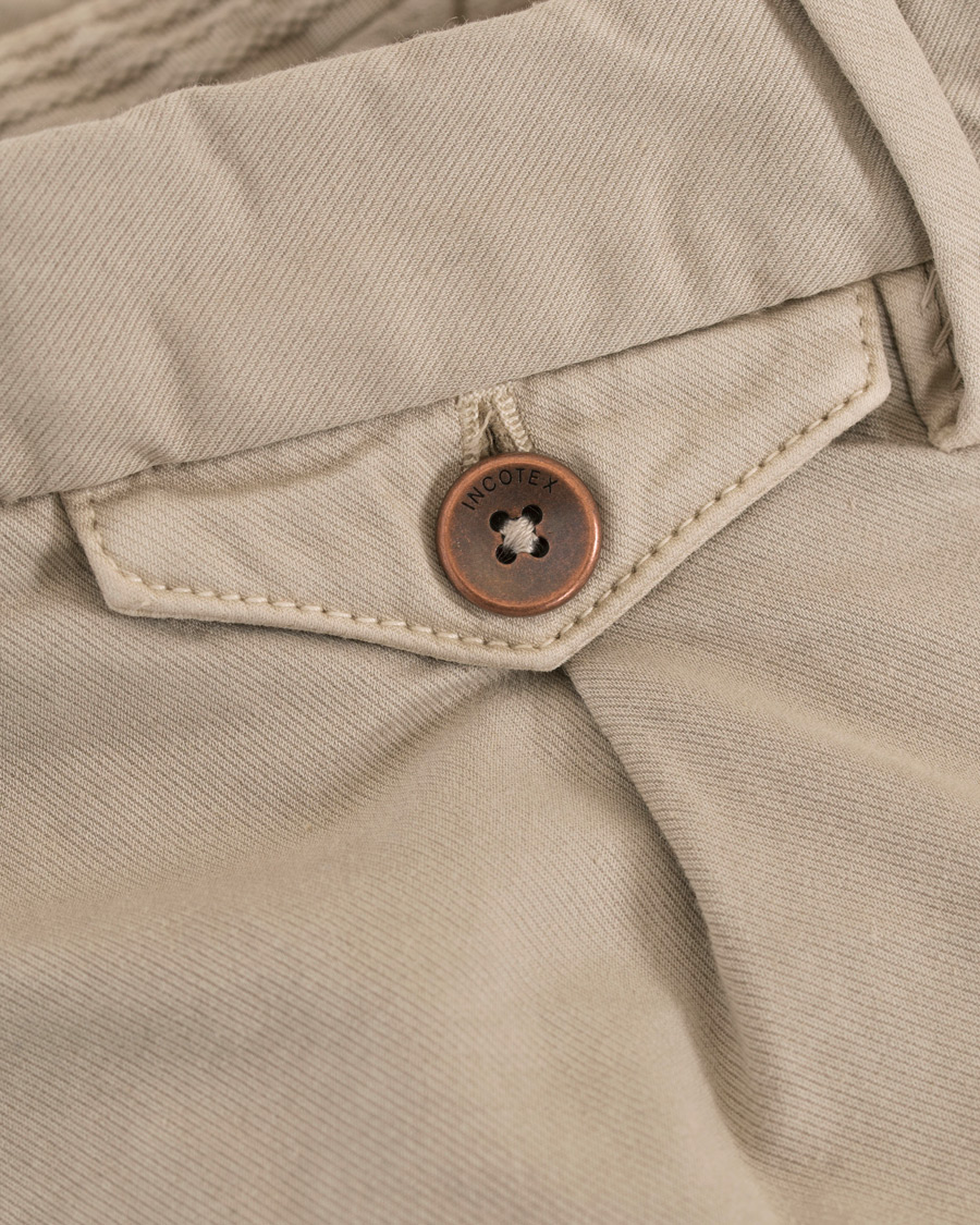 Heren | Broeken | Incotex | Slim Fit Single Pleated Trousers Kit