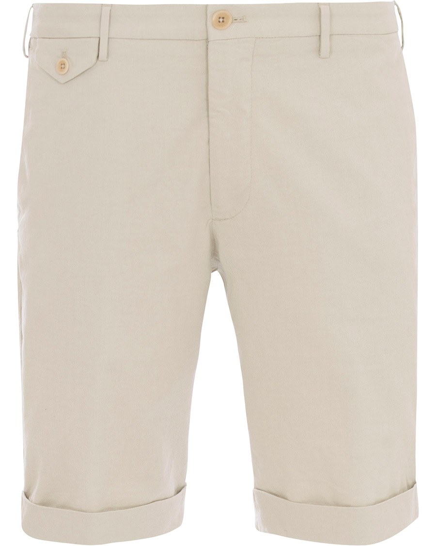 Homme | Shorts | Incotex | Ice Cotton Shorts Off White