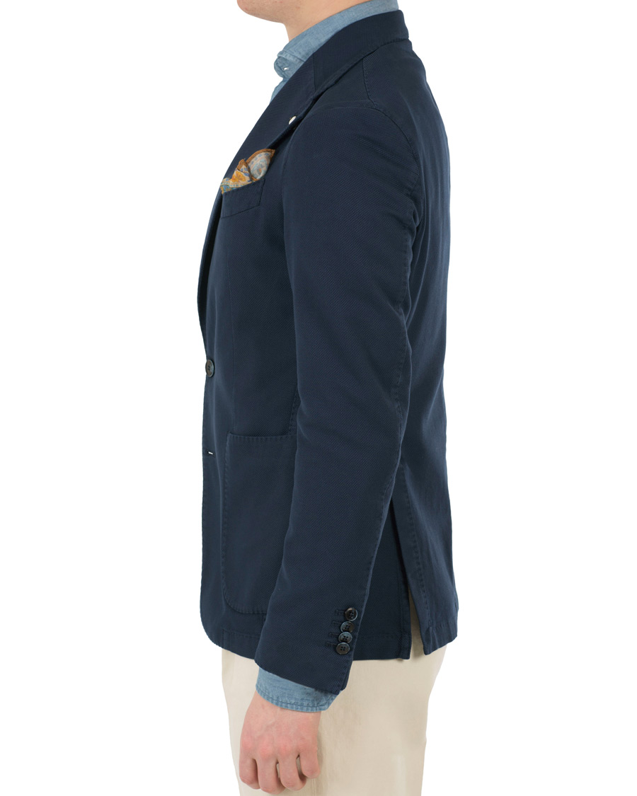 Homme | Blazers | L.B.M. 1911 | Bill Slim Fit Structure Blazer Navy