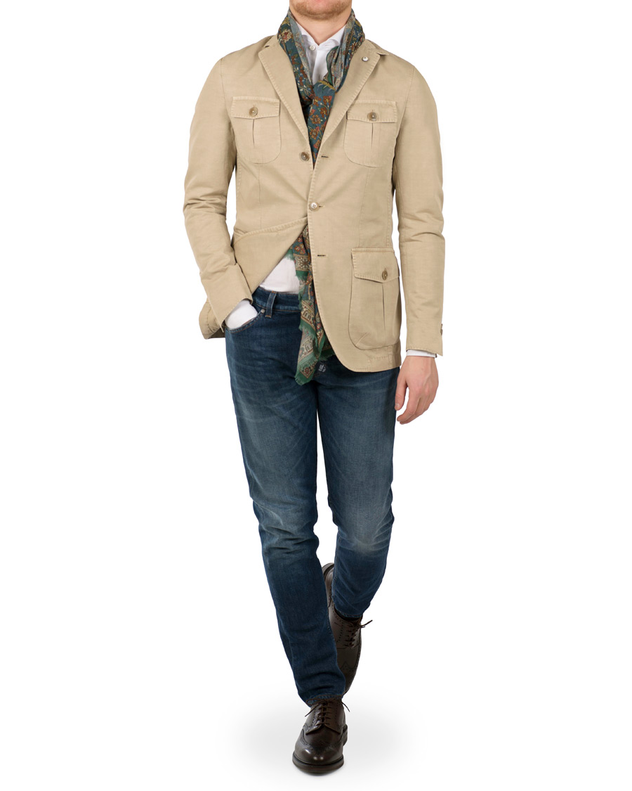 Heren | Blazers | L.B.M. 1911 | Paul Regular Safari Jacket Khaki