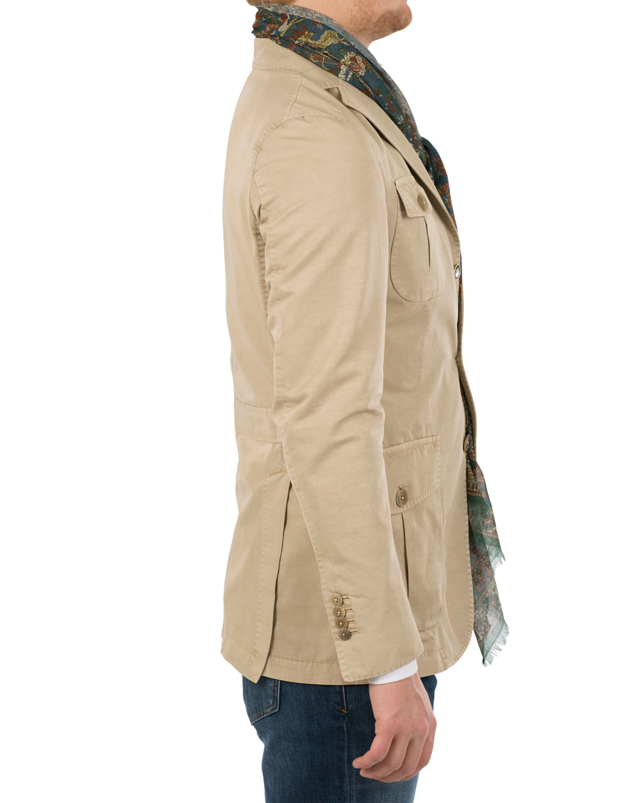 Heren | Blazers | L.B.M. 1911 | Paul Regular Safari Jacket Khaki