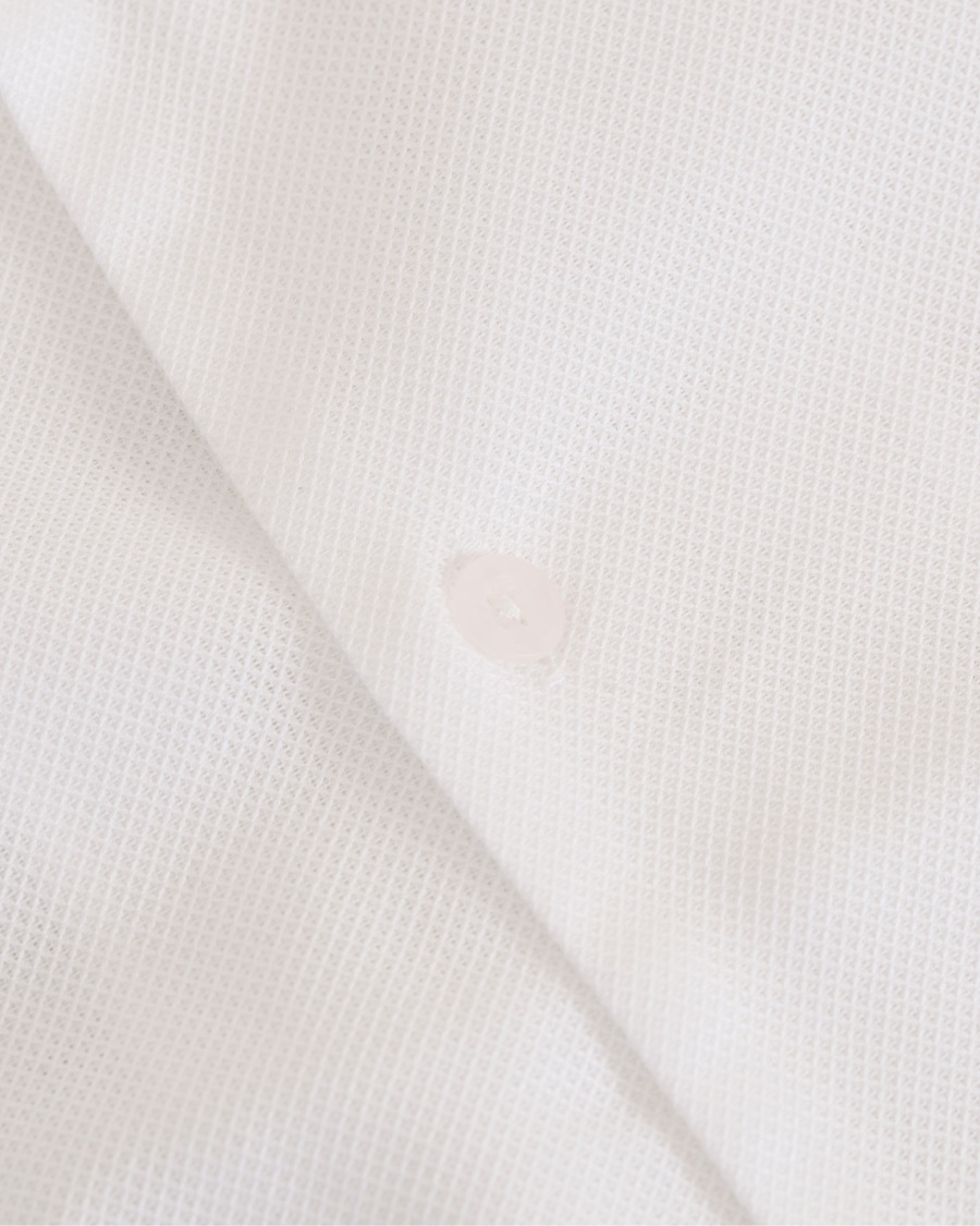 Heren | Overhemden | Sunspel | Riviera Camp Collar Short Sleeve Shirt White