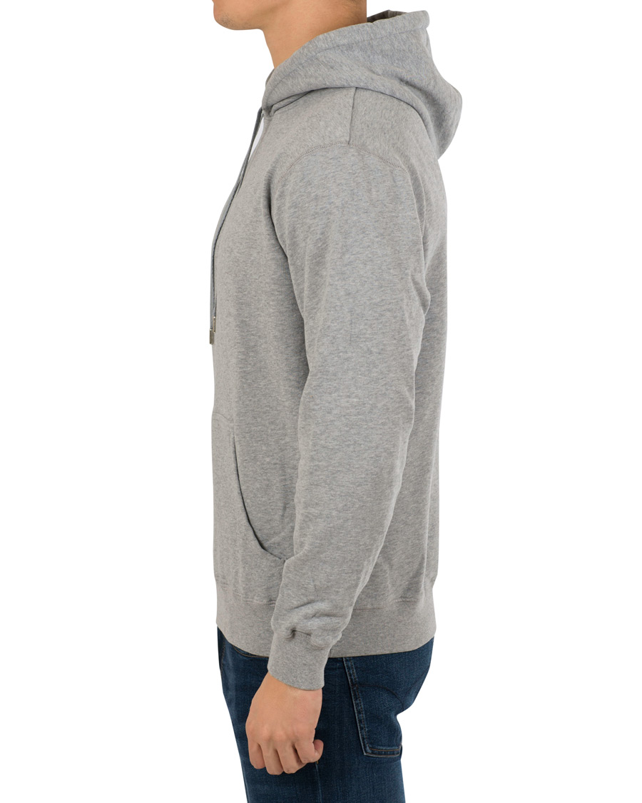 Homme | Pulls Et Tricots | Sunspel | Loopback Hoodie Light Grey