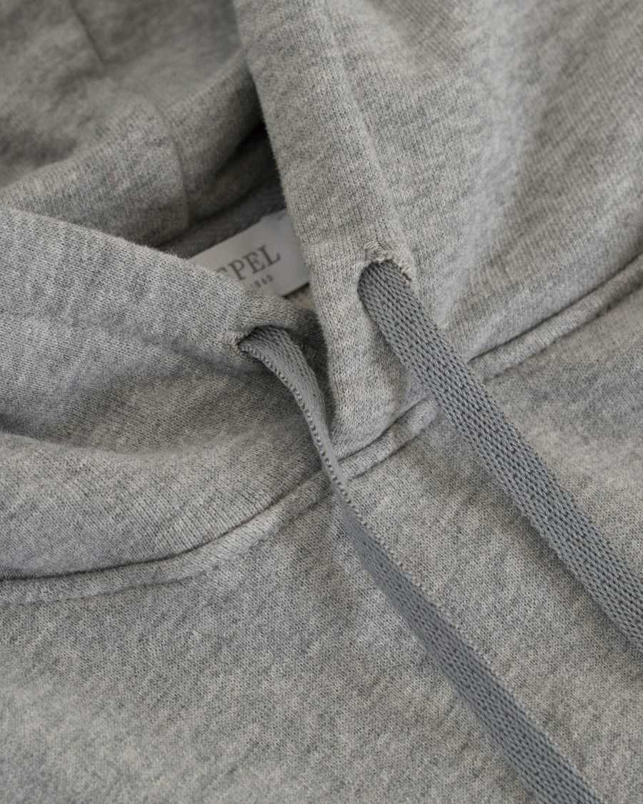 Homme | Pulls Et Tricots | Sunspel | Loopback Hoodie Light Grey