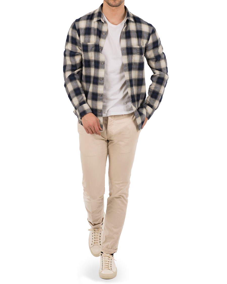 Homme | Chemises | IRO | Namio Check Shirt Blue/White