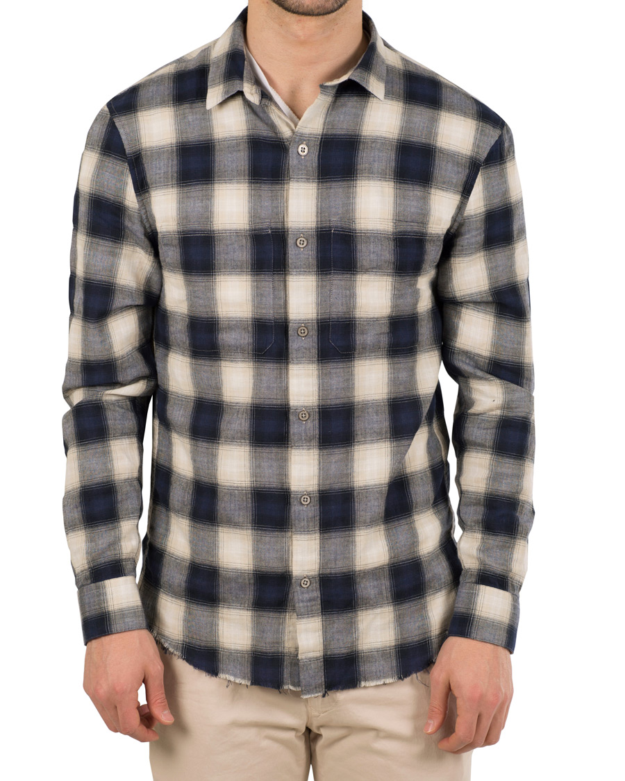 Homme | Chemises | IRO | Namio Check Shirt Blue/White