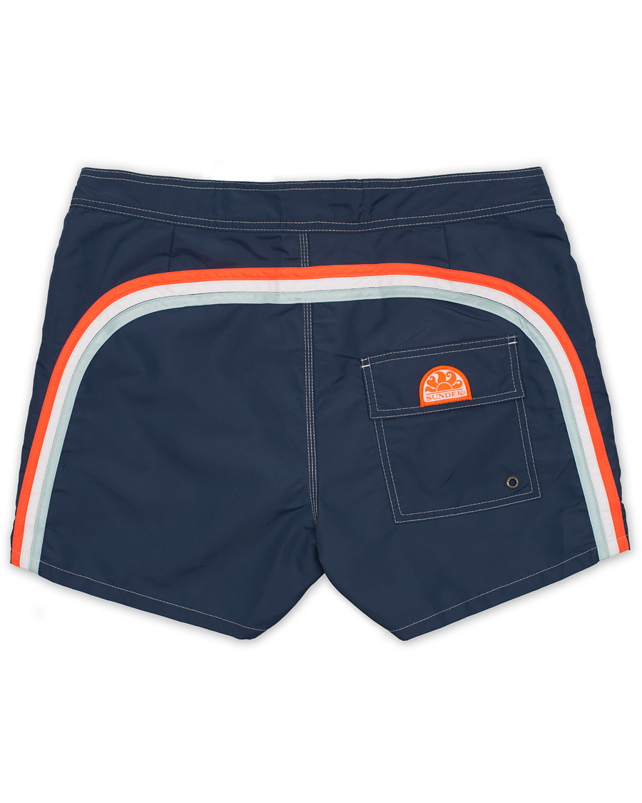Homme | Maillots De Bain | Sundek | Rainbow Mid Length Swim Shorts Navy W28