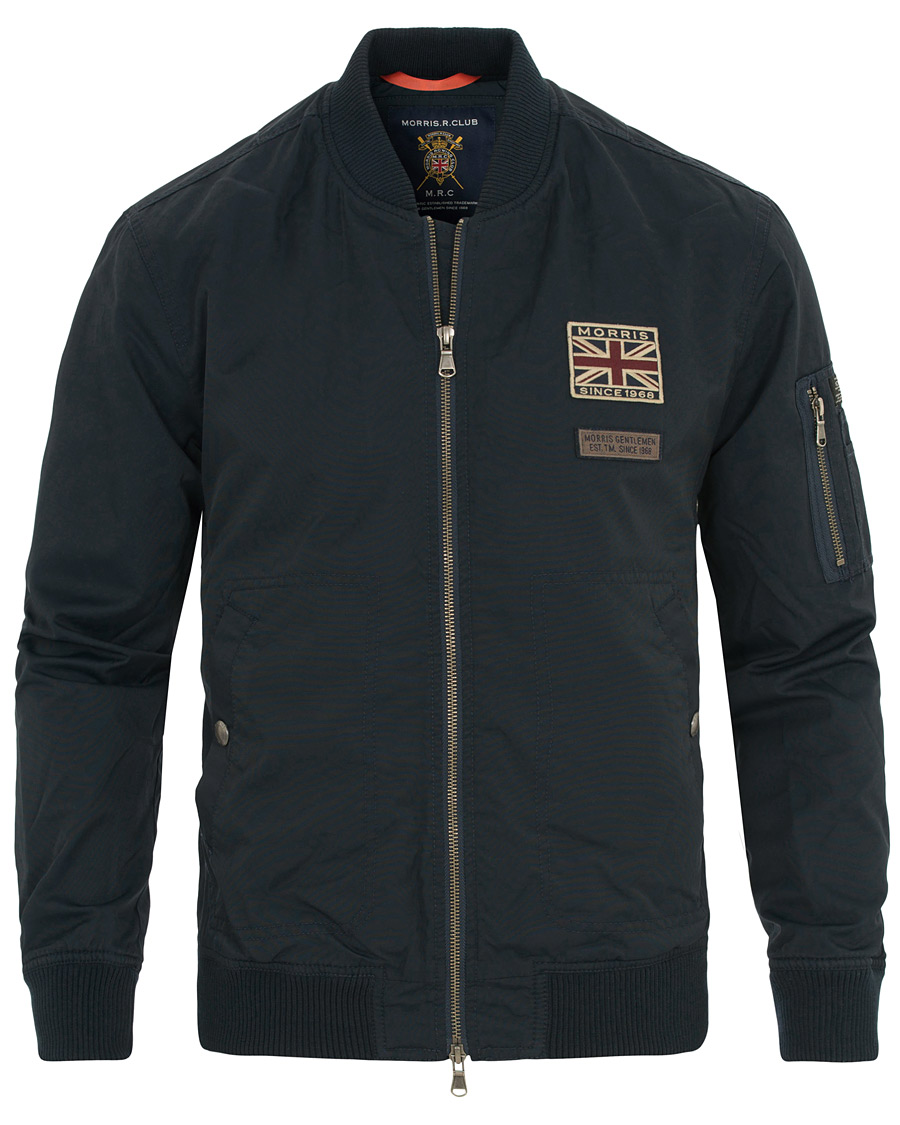 Homme | Manteaux Et Vestes | Morris | Barnes Bomber Jacket Old Blue