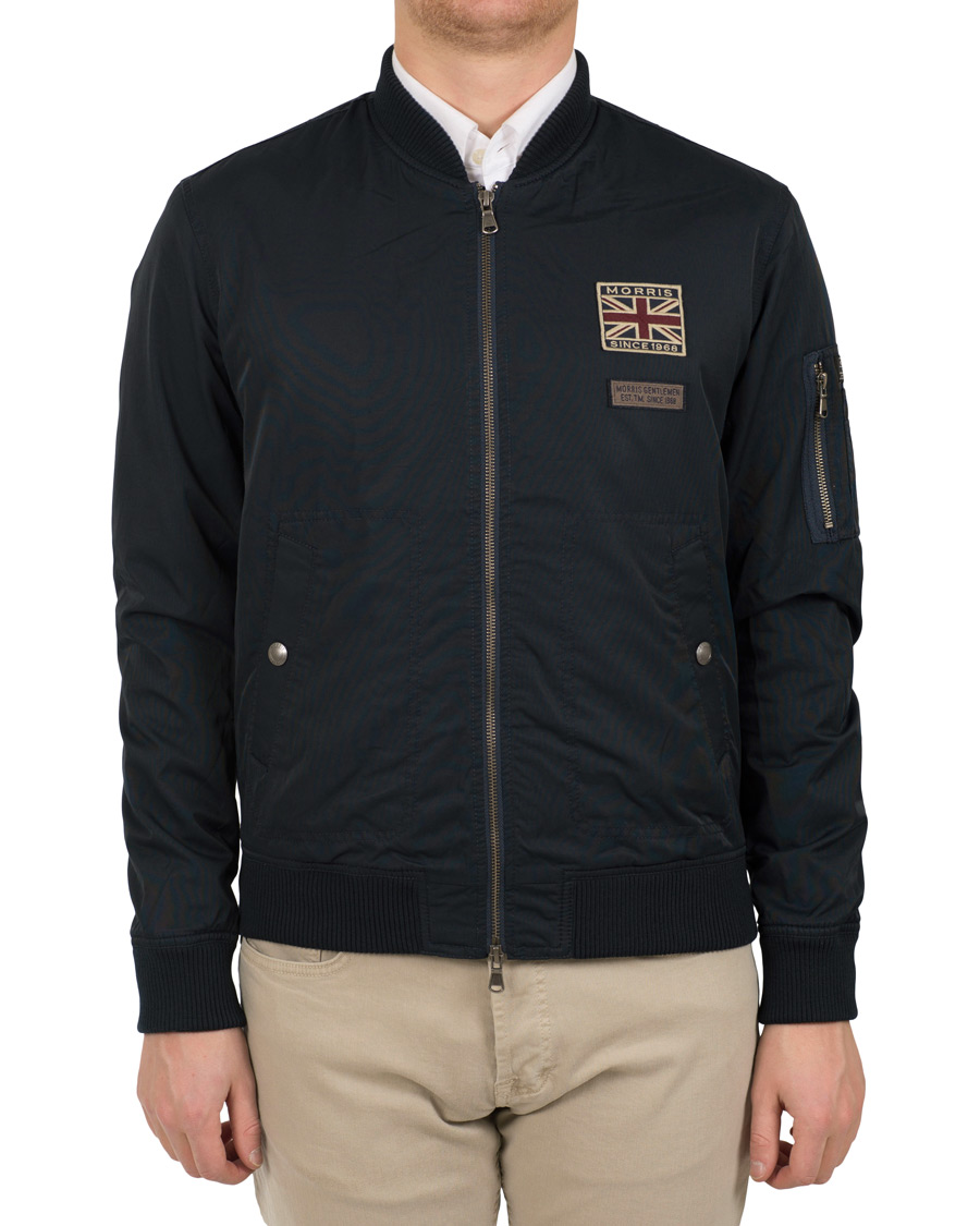 Homme | Manteaux Et Vestes | Morris | Barnes Bomber Jacket Old Blue