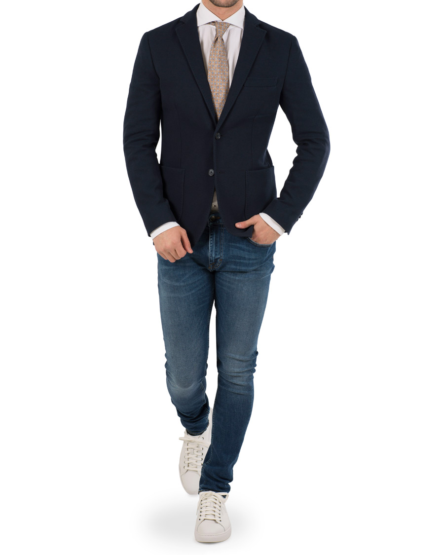 Heren | Blazers | Morris | Rowing Club Jersey Blazer Navy