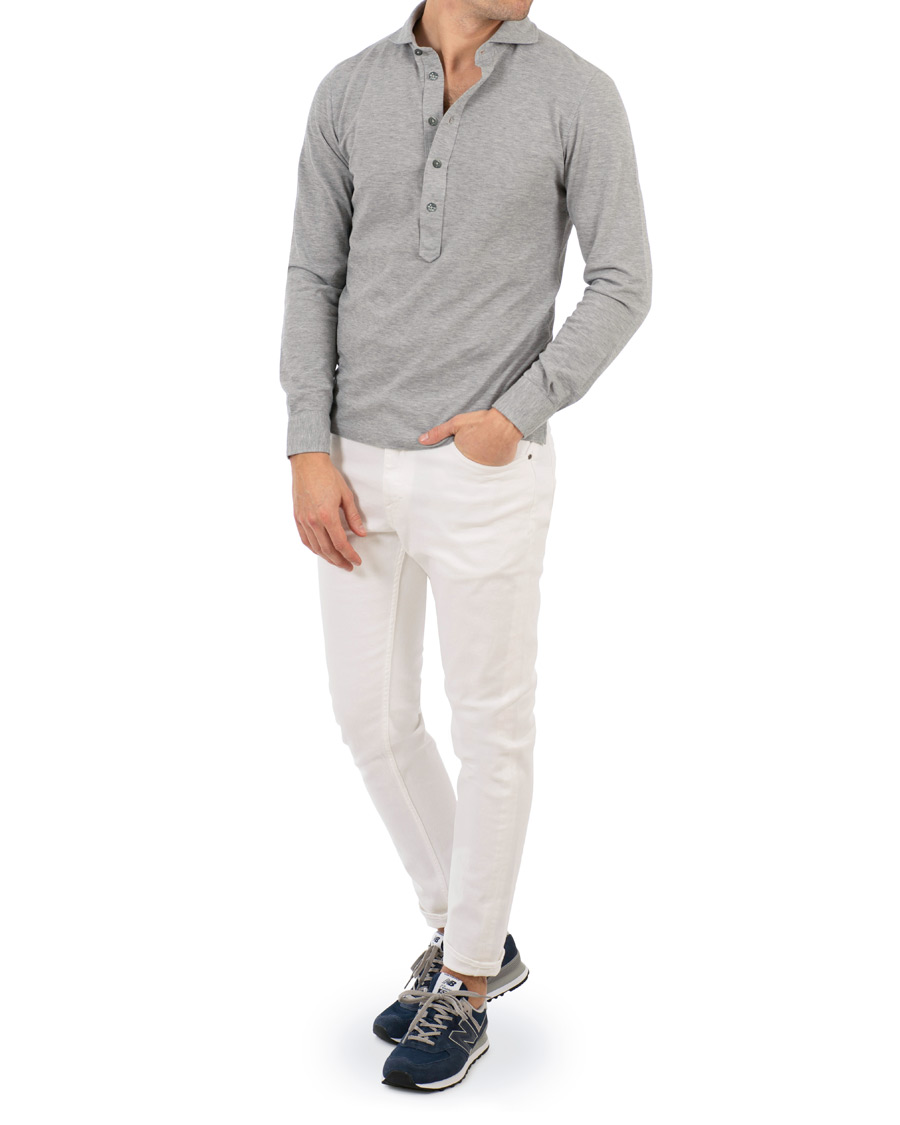 Homme | Chemises | Gran Sasso | Popover Shirt Grey