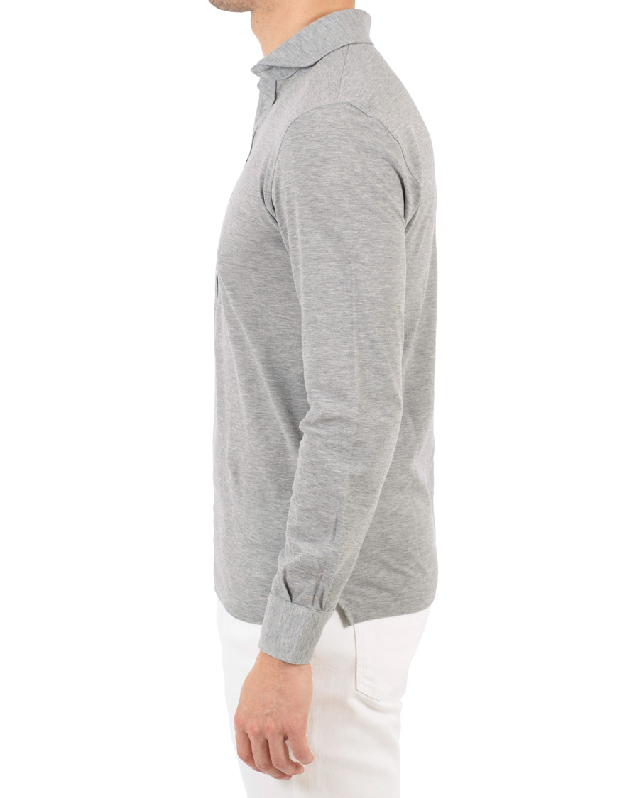 Homme | Chemises | Gran Sasso | Popover Shirt Grey