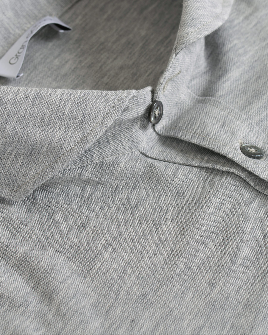 Homme | Chemises | Gran Sasso | Popover Shirt Grey
