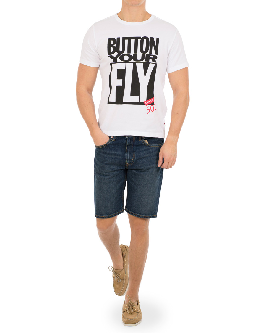 Homme | Shorts | Levi's | 502 Tapered Hemmed Jeans Shorts On The Roof