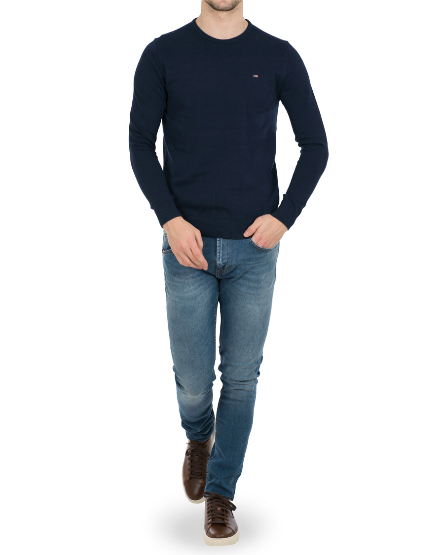 Homme | Pulls Et Tricots | Lexington | Bradley Crewneck Sweater Deepest Blue