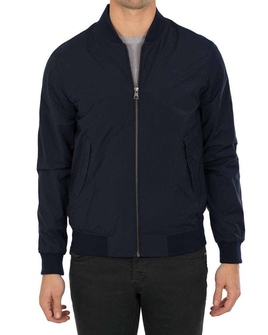 Homme | Manteaux Et Vestes | GANT | The Pilot Bomber Jacket Classic Blue