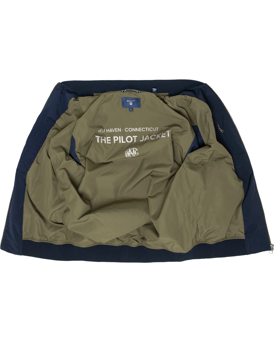 Homme | Manteaux Et Vestes | GANT | The Pilot Bomber Jacket Classic Blue